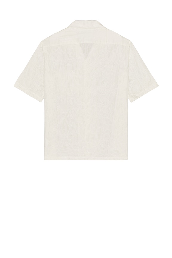 view 2 of 3 T-SHIRT MANCHES COURTES HEUSEN in White Flower Embroidery