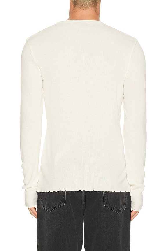 view 2 of 4 Elongated Longsleeve in Cloudbone Ripple Rib