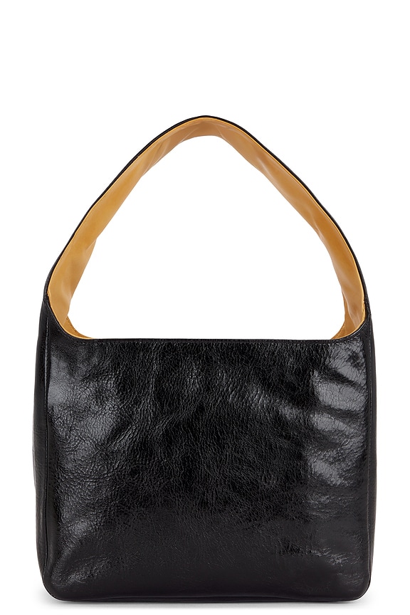 view 2 of 7 BOLSO BRICK in Black Leather