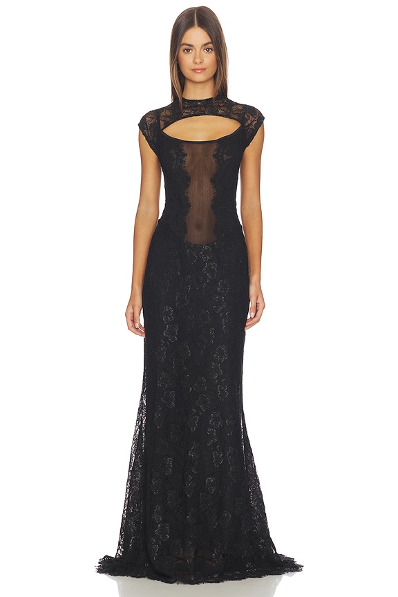 view 1 of 5 ROBE BRISA MAXI in Black