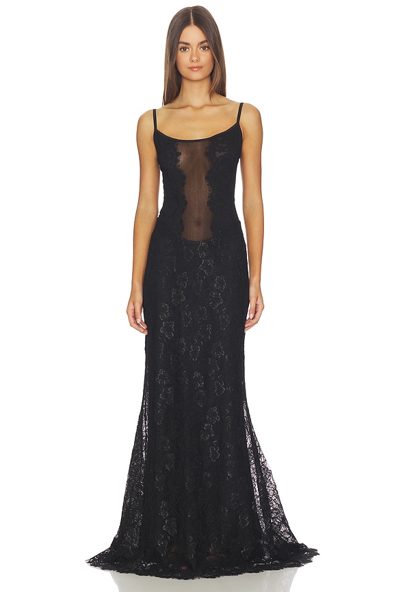 view 2 of 5 ROBE BRISA MAXI in Black