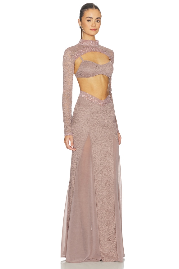 view 2 of 3 Naia Maxi Dress in Ash Brown