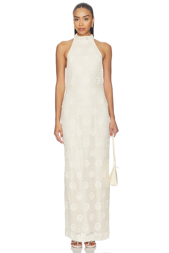 view 2 of 4 ROBE COLLETTE MAXI in Light Beige