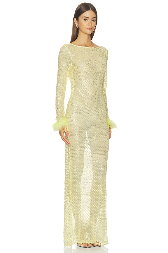 view 2 of 4 VESTIDO ALVA MAXI  in Butter Yellow