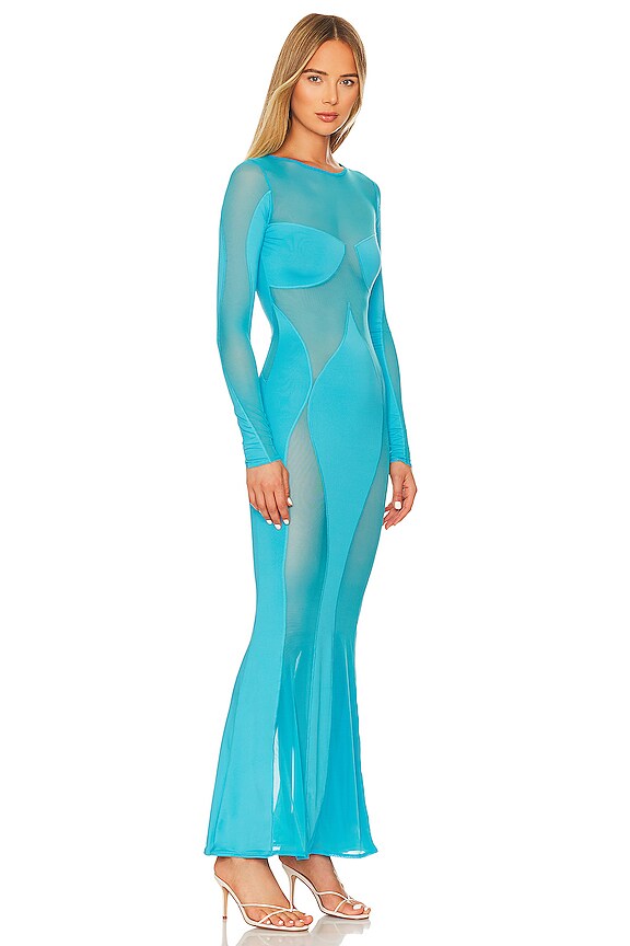 view 2 of 3 ROBE MAXI SIERRA in Malibu Blue