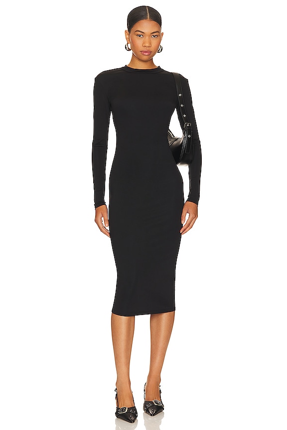 view 2 of 3 BECCA ミディ丈ドレス in Black Caviar