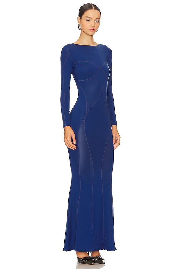 view 2 of 3 Sierra Covered Maxi Dress in Elemental Blue
