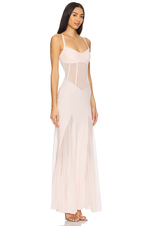 view 2 of 3 Serenity Maxi Dress in Light Pink