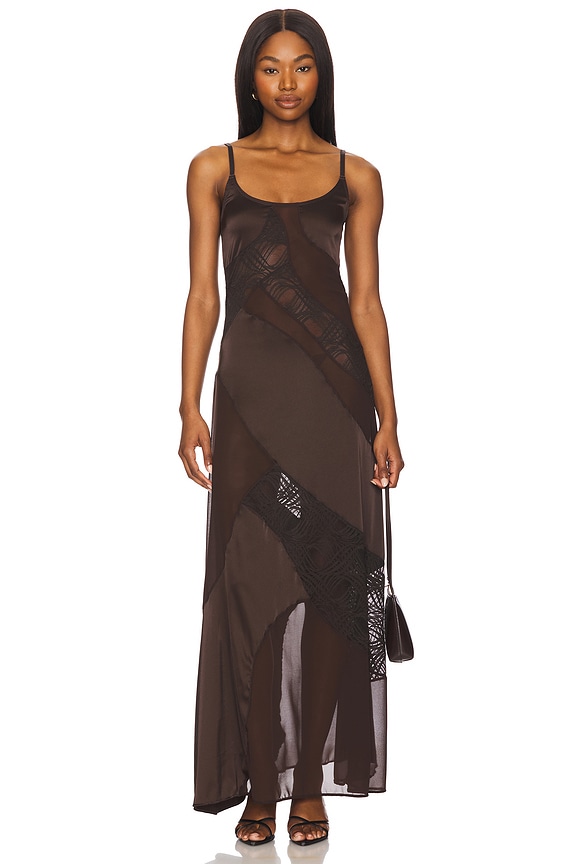 view 1 of 3 Laney Maxi Slip Dress in Brown