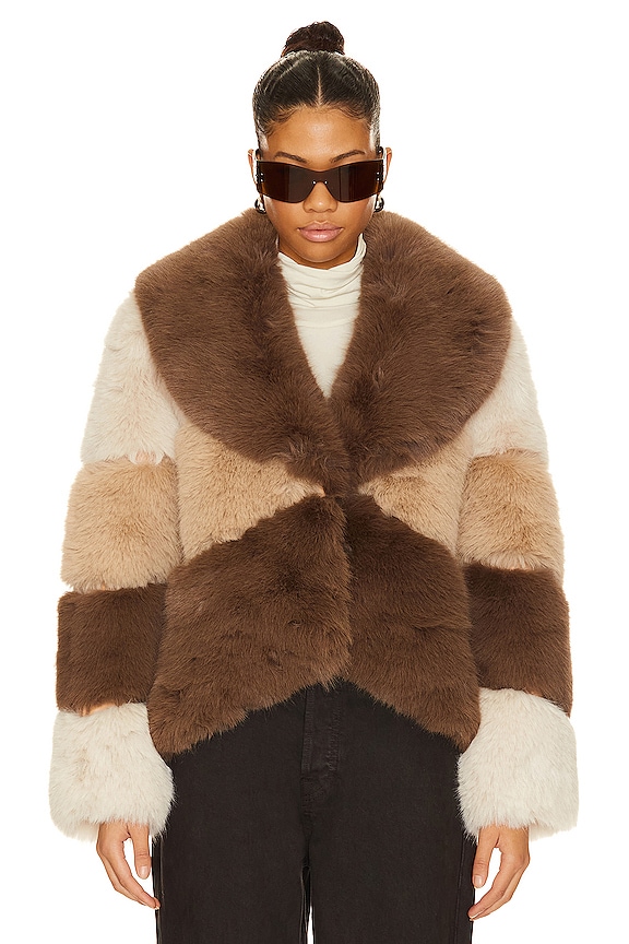 view 2 of 5 Colorado Jacket in Brown Mix