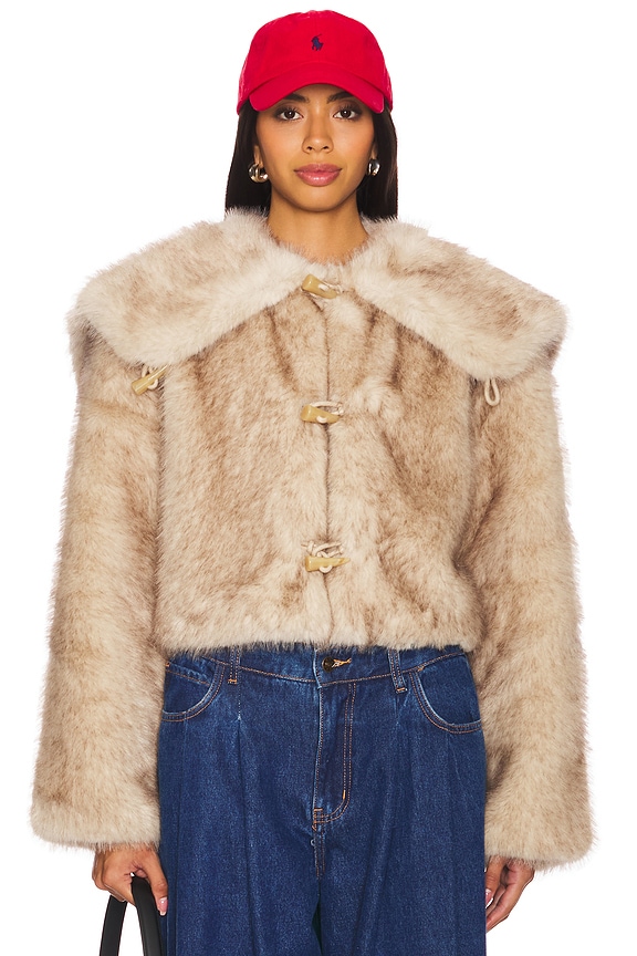 view 2 of 5 Hamilton Fox Cropped Jacket in Tan
