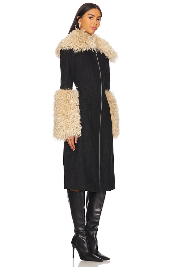 view 2 of 3 Halifax Denim Coat in Dark Wash