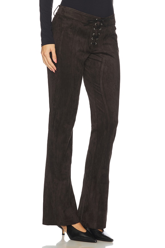 view 2 of 6 PANTALON ZELDA in Brown