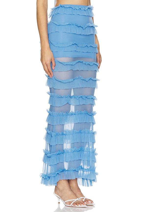 view 2 of 4 GRACIE マキシスカート in Baby Blue