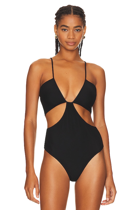 view 2 of 5 Gabi Bodysuit in Black Caviar