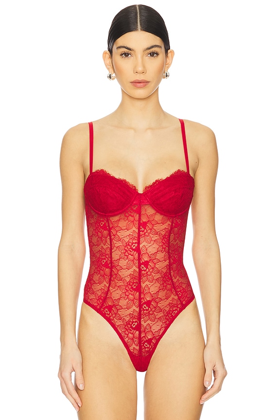 view 2 of 5 Layce Bodysuit in Barbados Cherry