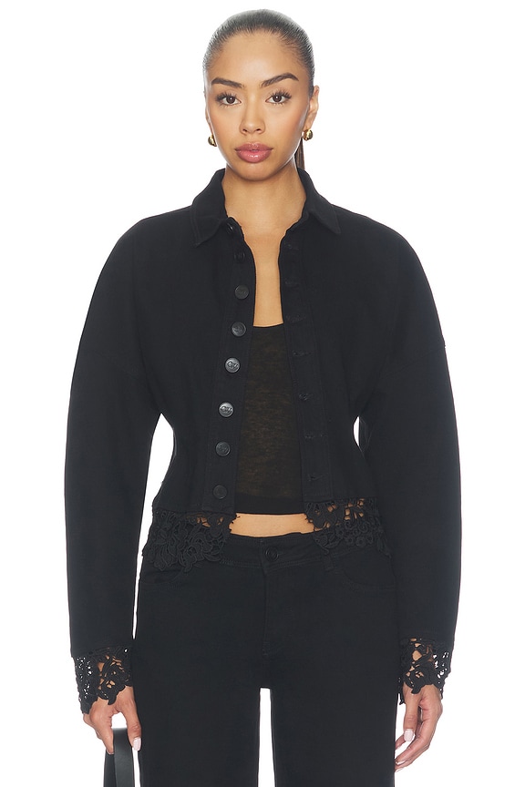 view 2 of 5 Eldora Denim Shirt in Black