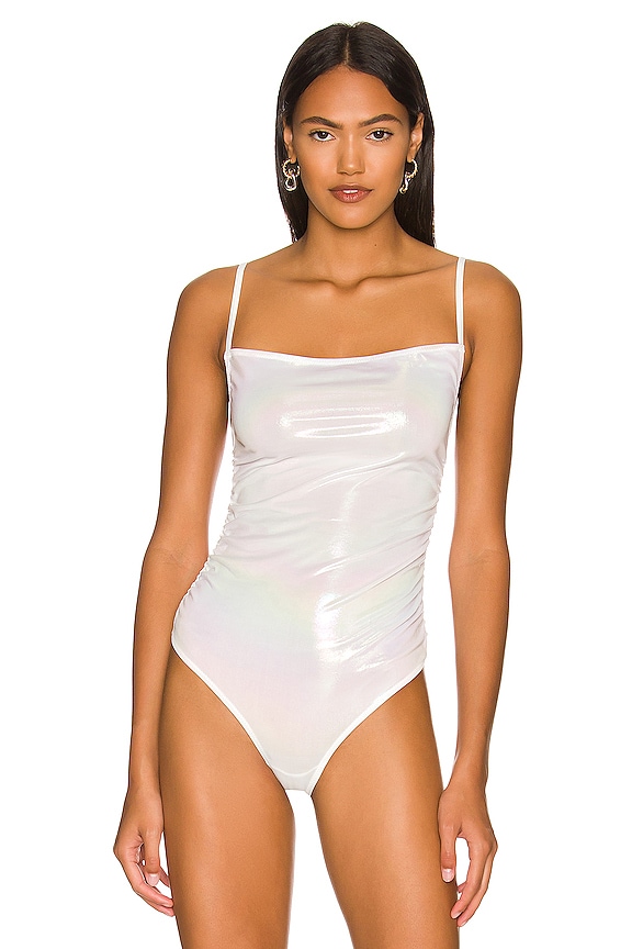 view 2 of 6 Holographic Bodysuit in Holographic