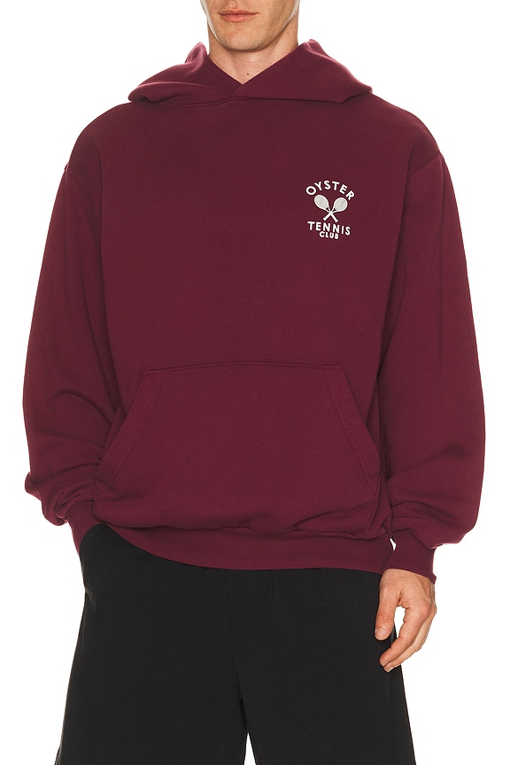 view 2 of 5 후디 in Maroon