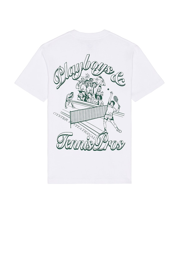 view 1 of 4 Playboys & Tennis Pros T-Shirt in White