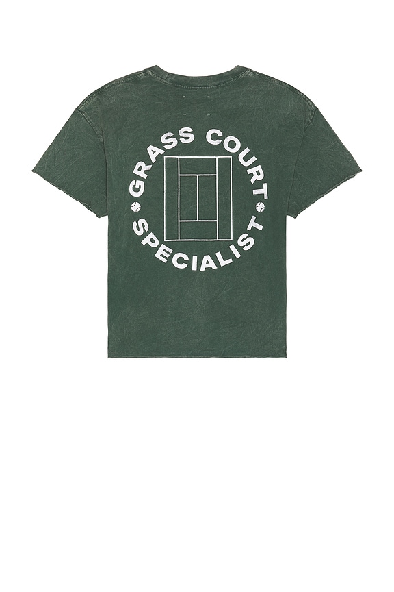 view 2 of 4 Court Undone Edge T-Shirt in Forest Green