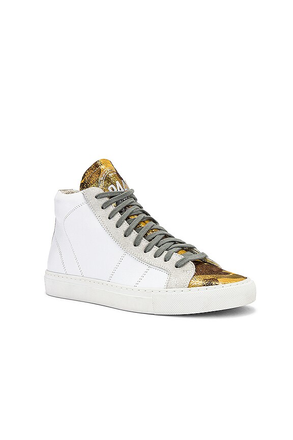 view 2 of 6 Star High Top Sneaker in Camo & Gold