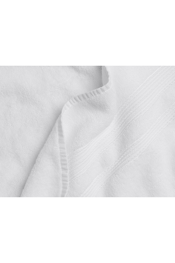 view 2 of 3 Classic Turkish Cotton Hand Towel in White