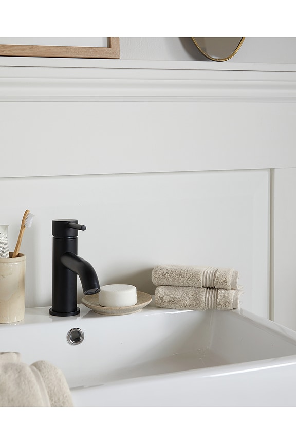 view 2 of 3 Classic Turkish Cotton Washcloth in Bone