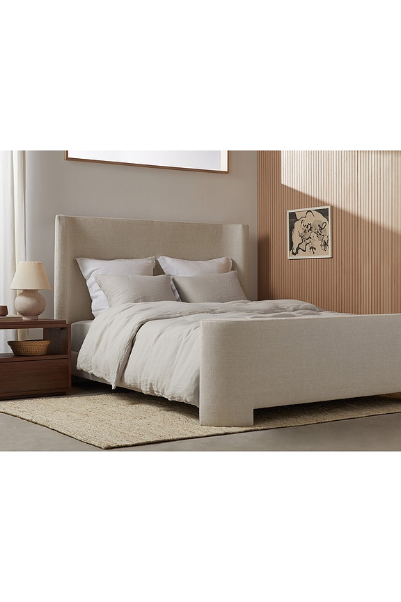 view 2 of 4 Linen Duvet Cover in Bone