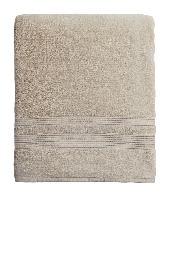 view 1 of 3 Classic Turkish Cotton Bath Sheet in Bone