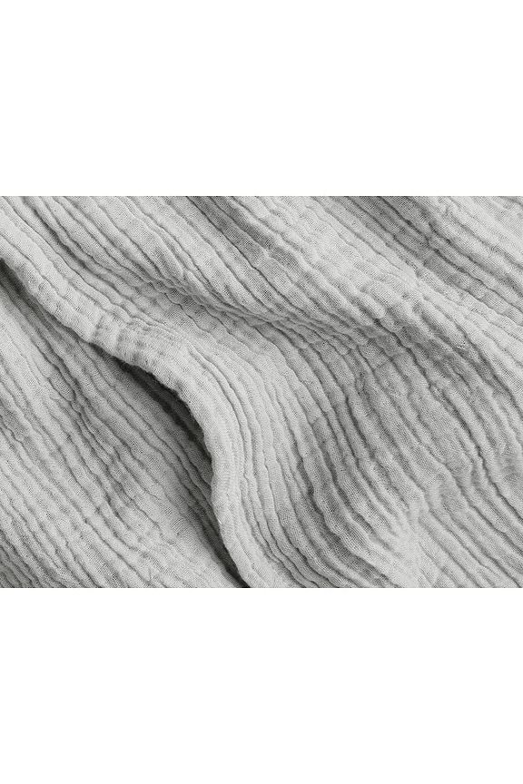 view 2 of 3 Organic Cloud Cotton Sham Set in Smoke