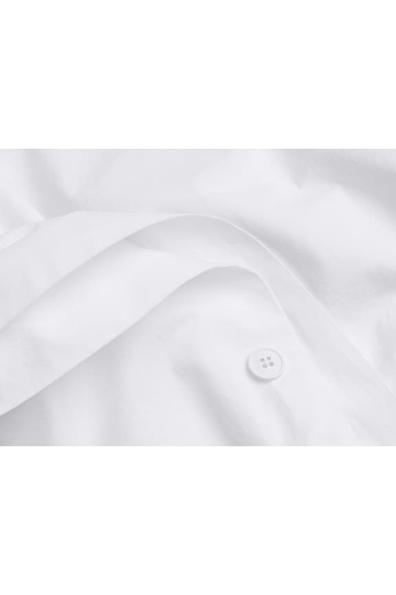 view 2 of 4 FUNDA DE EDREDÓN BRUSHED COTTON in White
