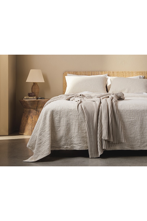 view 2 of 3 ÉCHARPE OVERSIZED in Flax