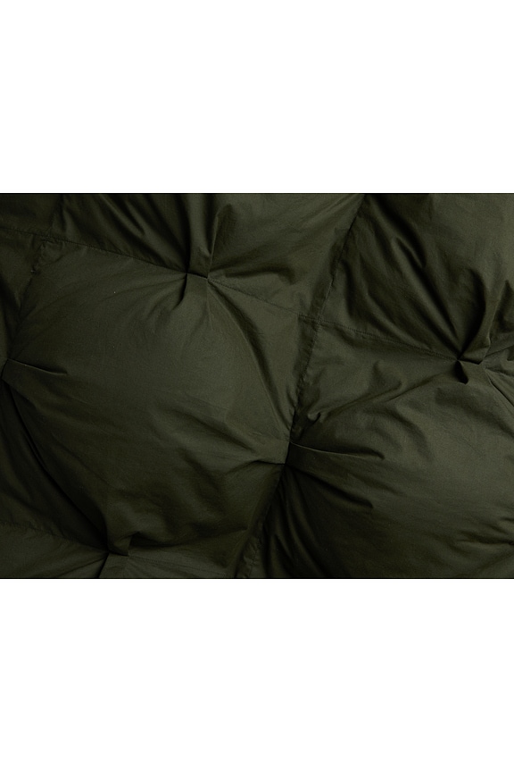 view 2 of 3 Organic Cotton Puff Comforter in Evergreen