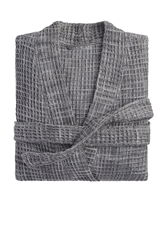 view 1 of 6 Waffle Robe in Grey