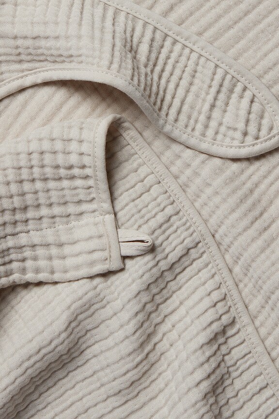 view 2 of 6 Cloud Cotton Bath Wrap in Bone