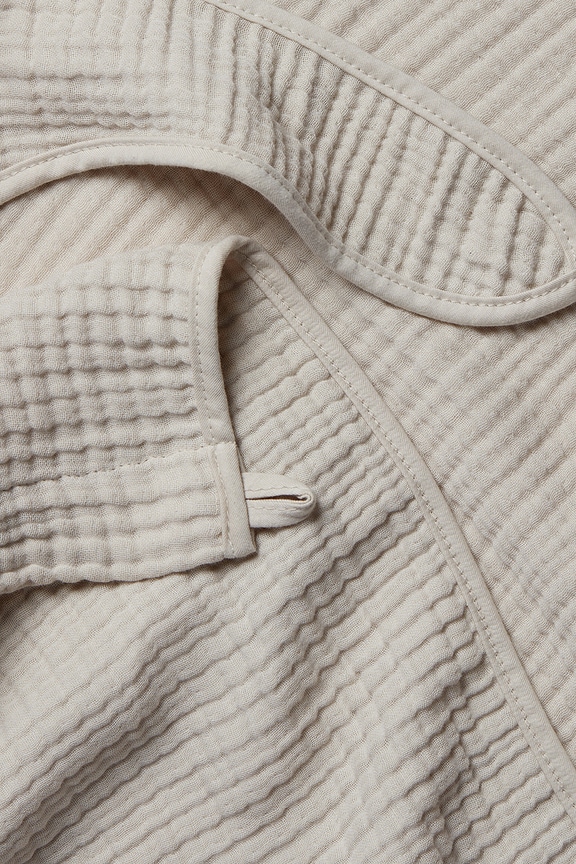 view 2 of 6 Cloud Cotton Bath Wrap in Bone