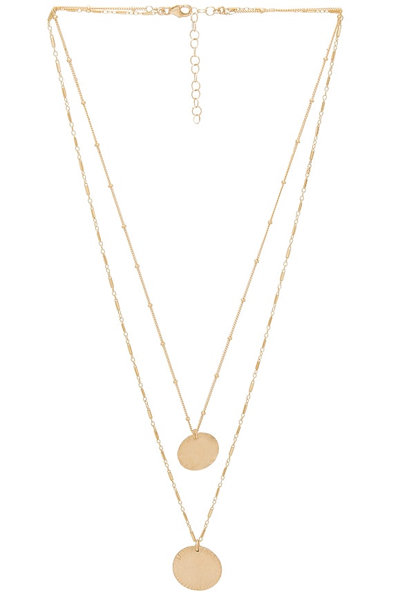 Paradigm Coin Necklace in Gold | REVOLVE