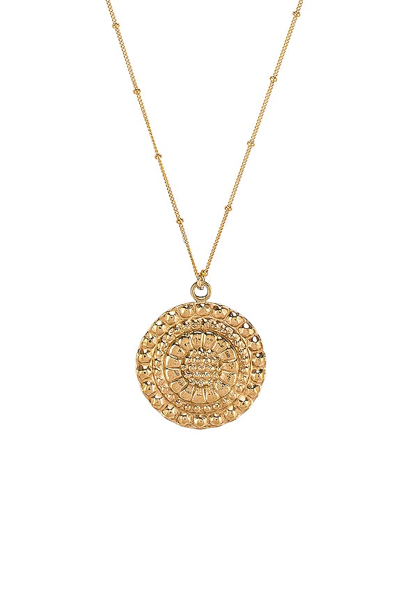 view 1 of 2 Friar Coin Necklace in Gold