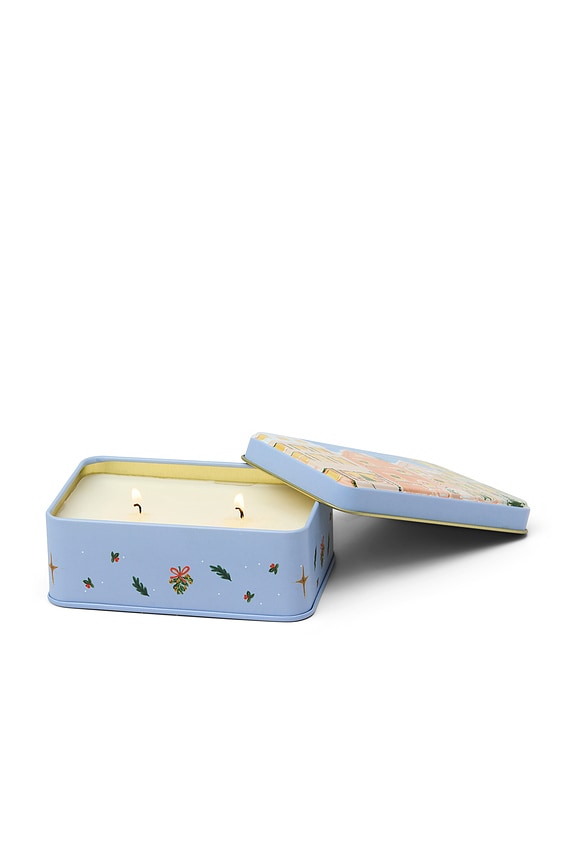 view 2 of 2 VELA HOLIDAY TIN CANDLE in Gingerbread & Vanilla