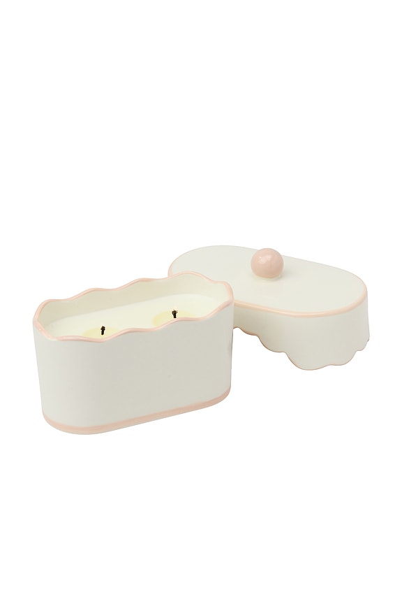 view 1 of 3 Cherie Porcelain Candle in Yuzu Woods