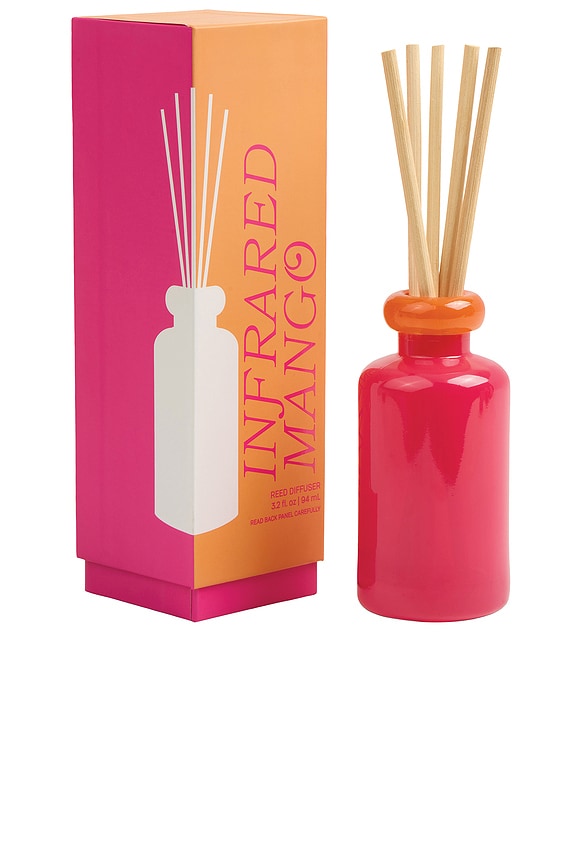 view 1 of 2 Stack Glass Diffuser in Infrared Mango