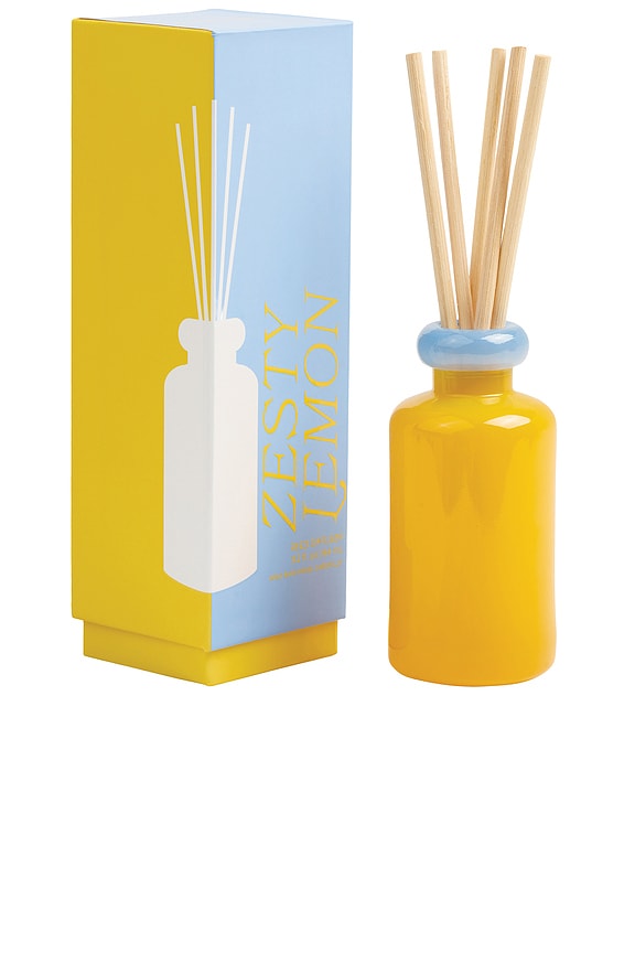 view 1 of 2 Stack Glass Diffuser in Zesty Lemon