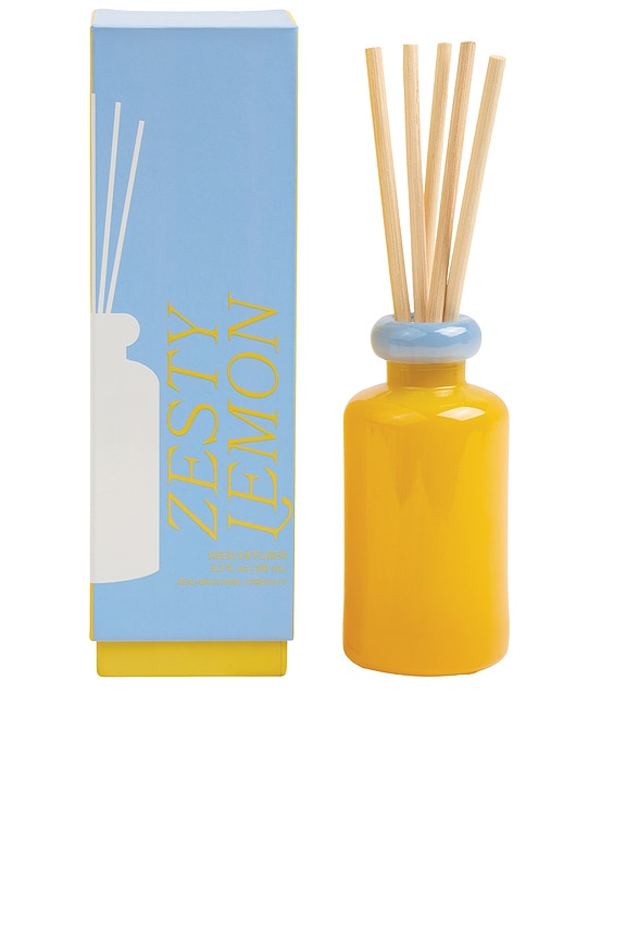 view 2 of 2 Stack Glass Diffuser in Zesty Lemon