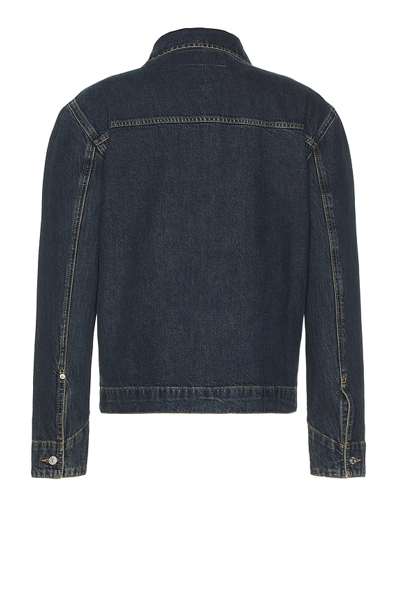 view 2 of 4 Mauricio Denim Zip Up Jacket in Abaron