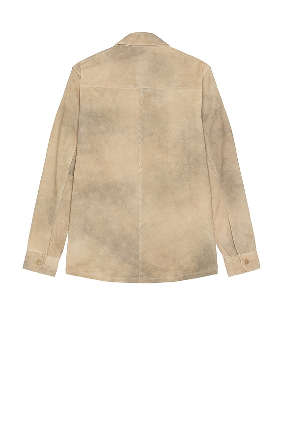 view 2 of 4 Peyman Suede Jacket in Light Grey