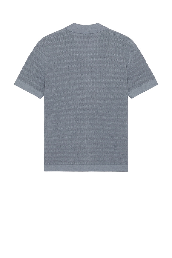 view 2 of 3 Mendez Knitted Shirt in Fjord Valley