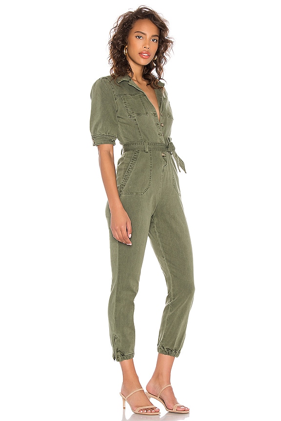 view 2 of 3 Mayslie Jumpsuit in Vintage Ivy Green