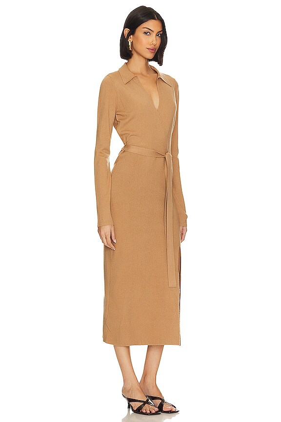 view 2 of 3 ROBE PULL CARMEN in Deep Camel