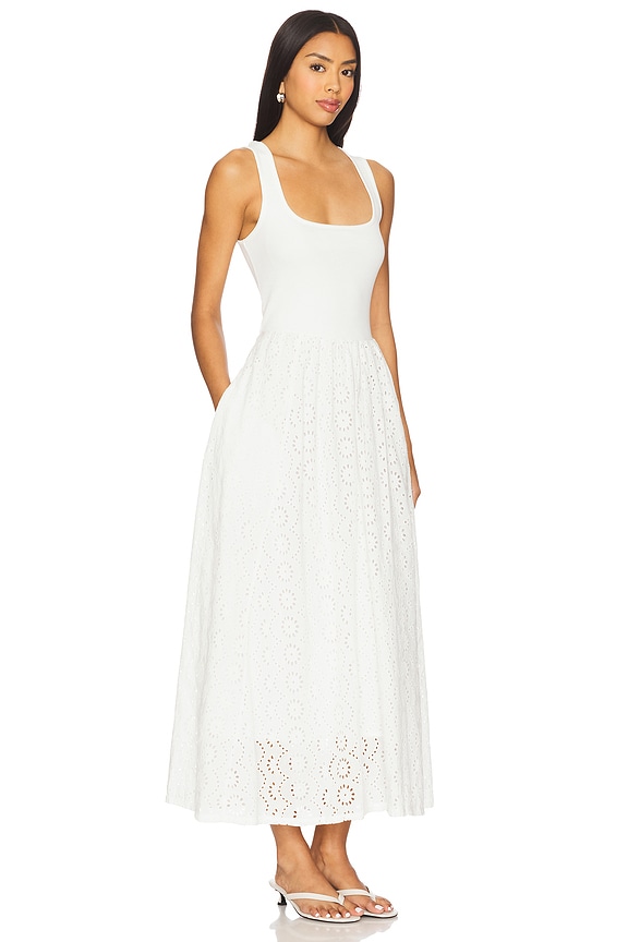 view 2 of 3 Morel Dress in White